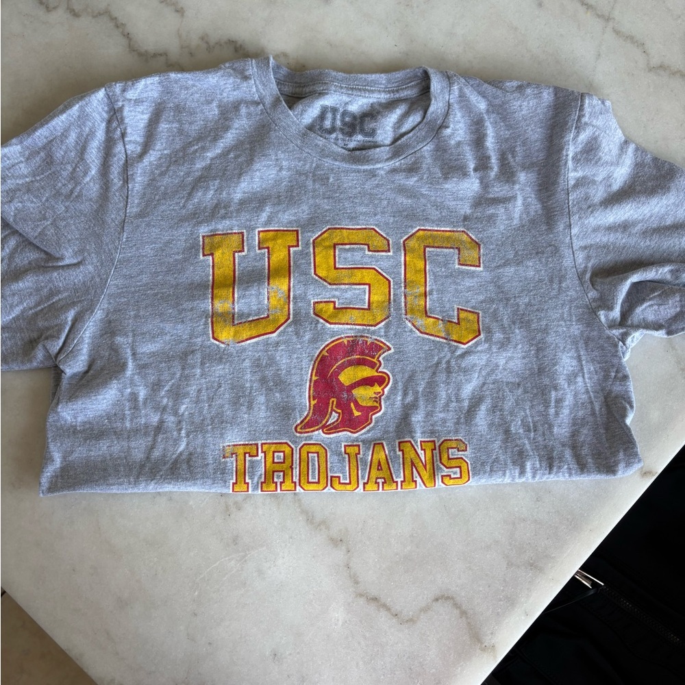 Adidas Gray USC T-Shirt